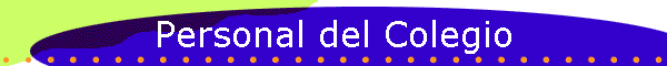 Personal del Colegio